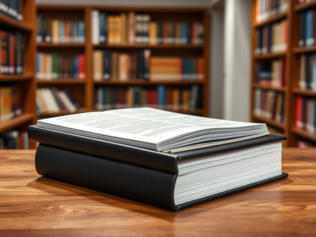 professionally printed study book for students